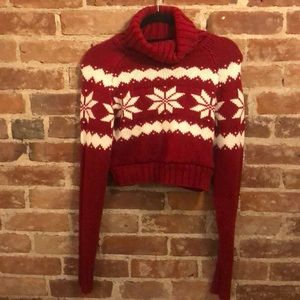 Urban Outfitters Renewal Holiday cropped sweater